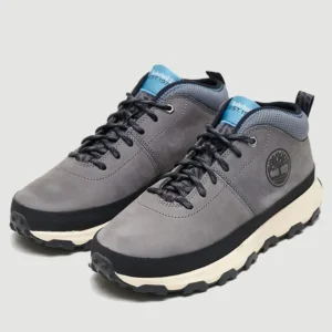 Timberland Ανδρικά Μποτάκια A613G σε Γκρι Δέρμα Νούμπουκ - Αγγελίδης Υποδήματα και Eshop Shoes