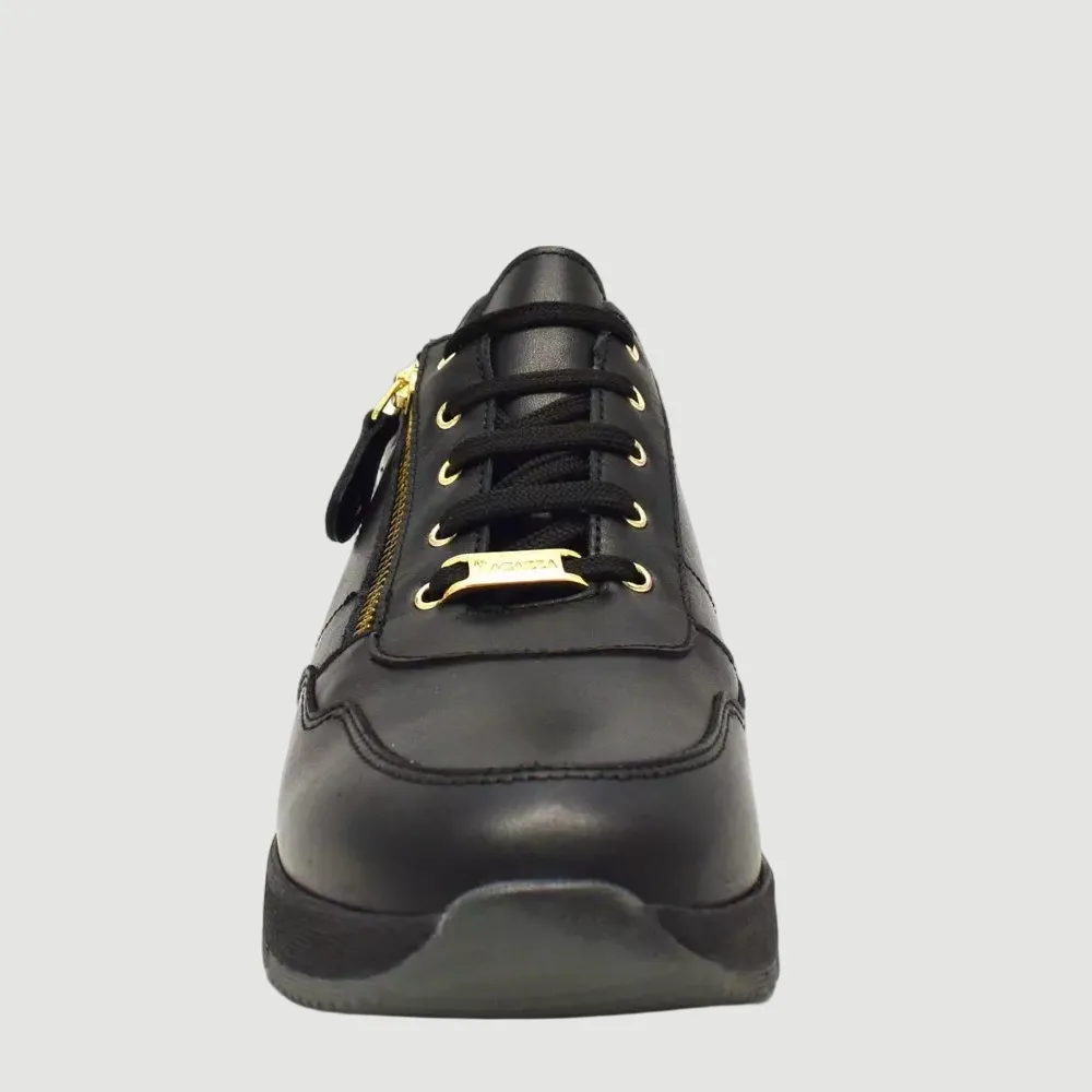 Ragazza Γυναικεία Sneakers Μαύρα 0322 - Αγγελίδης Γυναικεία Παπούτσια