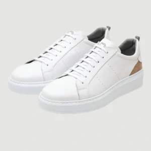 Damiani Ανδρικά Δετά Sneakers Άσπρο Δέρμα - 34002