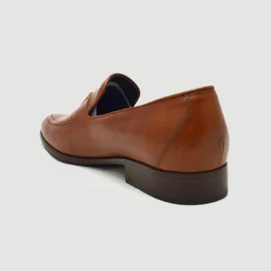 Damiani Ανδρικά Δερμάτινα Loafers σε Ταμπά Απόχρωση με Φίογκο – 3105 - Aggelidis Eshop