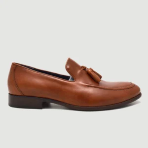 Damiani Ανδρικά Δερμάτινα Loafers σε Ταμπά Απόχρωση με Φίογκο – 3105 - Aggelidis Eshop