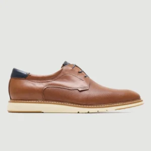 Damiani Ανδρικά Δετά Casual Ταμπά Παπούτσια Μπλέ – 6002