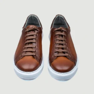 Damiani Ανδρικά Δετά Sneakers Ταμπά με Λευκή Σόλα - 3406 - Eshop Aggelidis