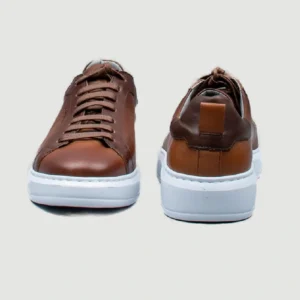 Damiani Ανδρικά Δετά Sneakers Ταμπά με Λευκή Σόλα - 3406 - Eshop Aggelidis