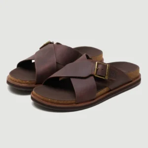 Timberland Καφε Ανδρικη Χιαστι Παντοφλα – 0A41A1