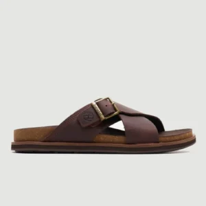 Timberland Καφε Ανδρικη Χιαστι Παντοφλα – 0A41A1