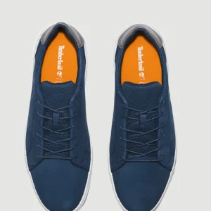 Timberland Ανδρικά Δερμάτινα Δετά Sneakers Seneca Bay Dark Denim - TB0A292C288