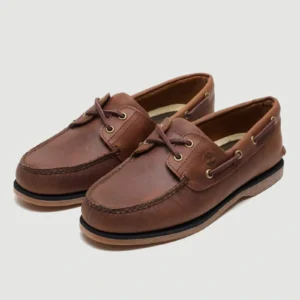 Timberland Ανδρικά Μοκασίνια Classic Boat 2 Eye Dark Brown - TB0A2FZX
