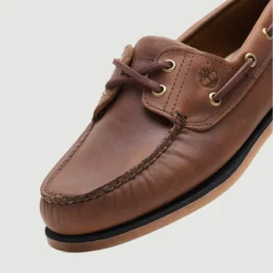 Timberland Ανδρικά Μοκασίνια Classic Boat 2 Eye Dark Brown - TB0A2FZX