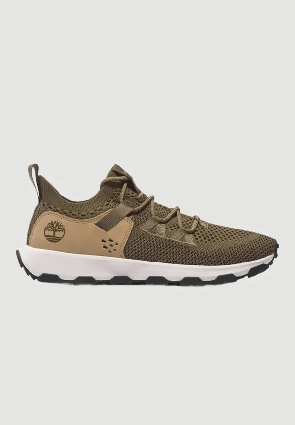 Timberland Winsor Trail Lace-up Ανδρικά Sneakers Olive Knit (Κάλτσα) - A6AW9EO9